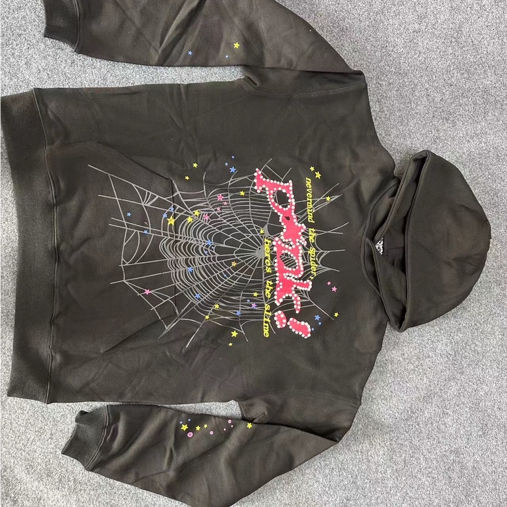 Small Sp5der pull over hoodie